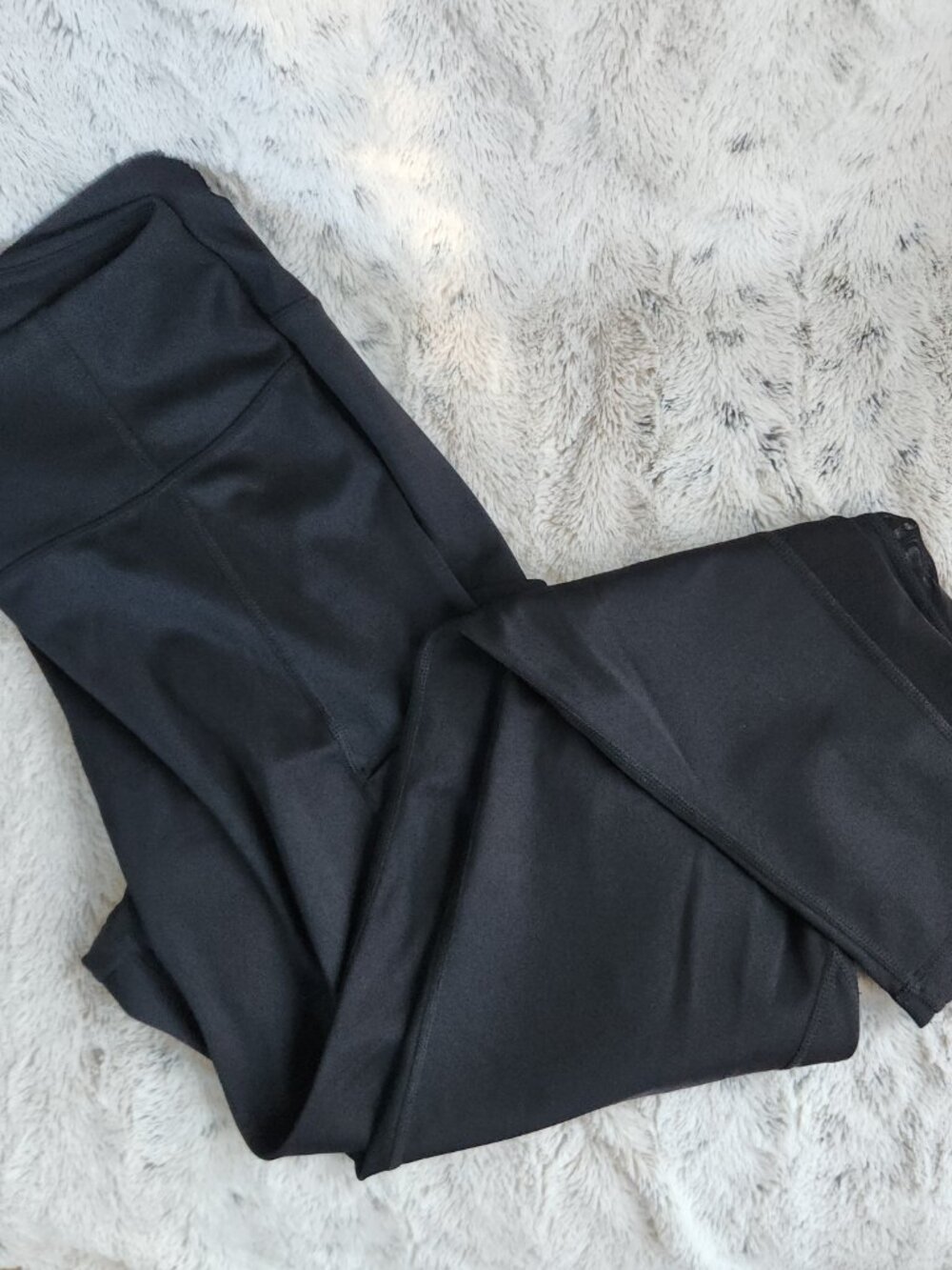 Yelete Active Black 7/8 Leggings for Workouts / Yoga